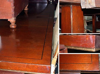 Lot 407 - Mahogany Dining Table Including two leaves.