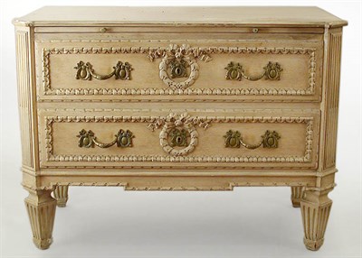 Lot 233 - Pair of Neoclassical Style Painted Commodes