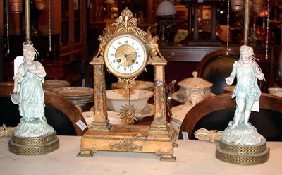 Lot 453 - Pair of Continental Bisque Figural Lamps