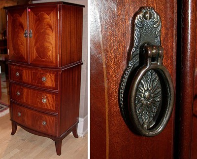 Lot 245 - Georgian Style Mahogany Cabinet