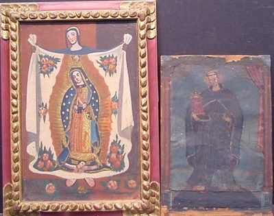 Lot 66 - Spanish Colonial School 19th Century SAINT...