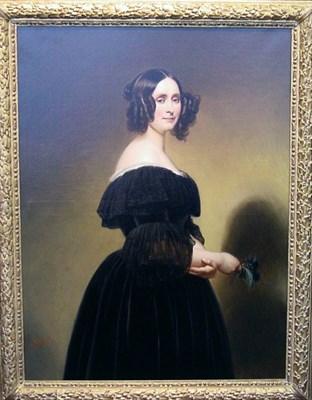 Lot 114 - Attributed to Hermann Winterhalter PORTRAIT OF...