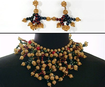 Lot 911 - Mimi di N Gilt Filigree Suite