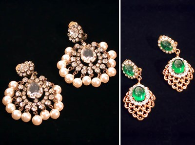 Lot 920 - Group of Kenneth Jay Lane Pendant Earrings