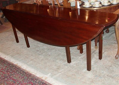 Lot 243 - Irish Mahogany Drop-Leaf Wake Table