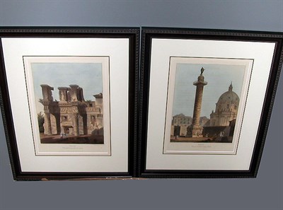Lot 70 - Matthew Dubourg TRAJAN'S COLUMN and TEMPLE OF...