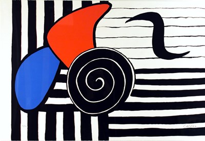 Lot 218 - Alexander Calder HELICE Color lithograph,...