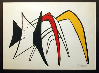 Lot 217 - Alexander Calder COMPOSITION Color lithograph,...