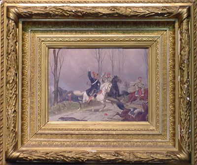 Lot 99 - Christian Sell German, 1831-1883 CAVALRY...