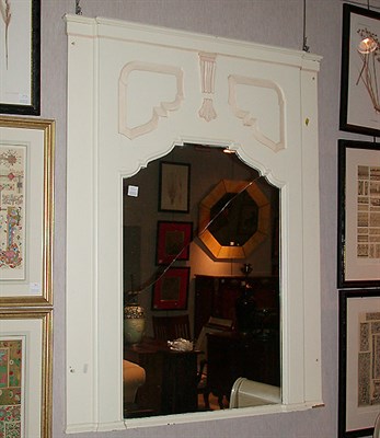 Lot 305 - Louis XVI Style White Painted Trumeau