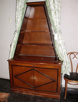 Lot 104 - Neoclassical Style Walnut Bookcase