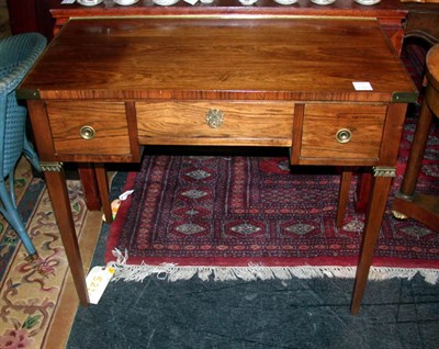 Lot 120 - Neoclassical Style Rosewood Desk Baker
