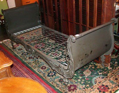 Lot 128 - Victorian Cast Metal Day Bed