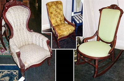 Lot 133 - Group of Three Victorian and Victorian Style...