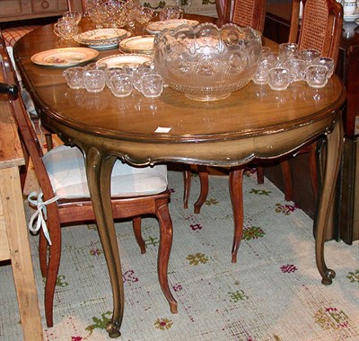 Lot 207 - Louis XV Style Walnut Dining Table Including...