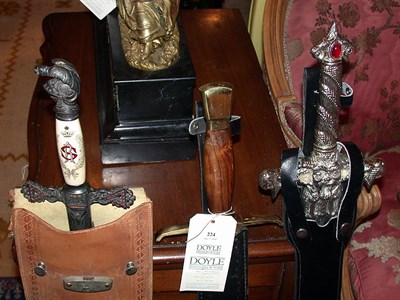 Lot 224 - Miscellaneous Group of Six Swords