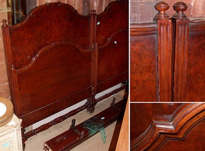 Lot 236 - Pair of Burl-Wood Bedsteads