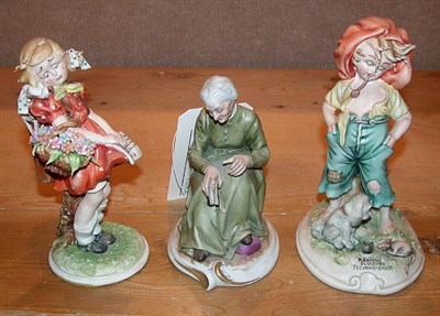Lot 259 - Group of Three Continental Porcelain Figures