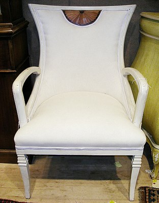 Lot 295 - Pair of Neoclassical Style Painted and...