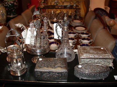 Lot 344 - Miscellaneous Group of Seven Silver Plate and...