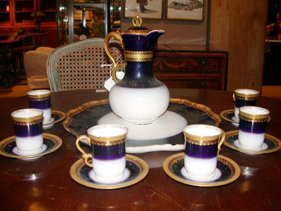 Lot 370 - Continental Porcelain Coffee Service...