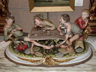 Lot 393 - Continental Porcelain Figural Group
