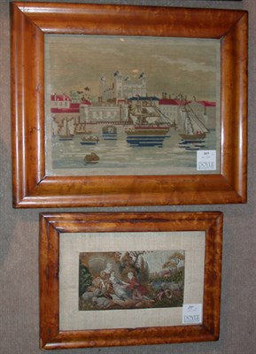 Lot 397 - Two Framed English Needleworks
