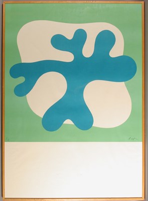 Lot 196 - Jean Arp PLAKAT BASEL (ARNTZ 345) Color...