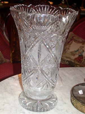 Lot 428 - Cut Glass Vase