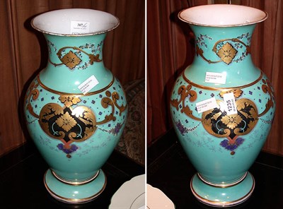 Lot 307 - Pair of Old Paris Porcelain Vases Each...