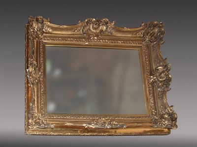 Lot 410 - Louis XVI Style Gilt-Wood Mirror Height 42...