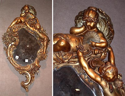 Lot 279 - Rococo Style Gilt-Wood and Gesso Mirror Of...