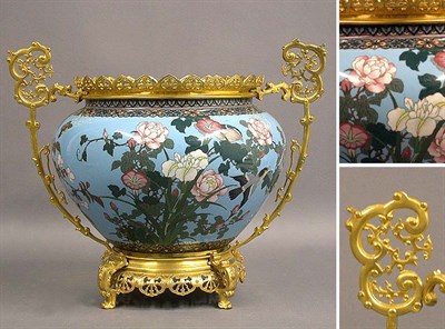 Lot 303 - Napoleon III Style Gilt-Bronze Mounted...