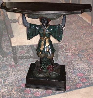 Lot 252 - Italian Polychrome Wood and Gesso Blackamoor...