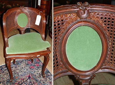 Lot 570 - Two Louis XV Style Fruitwood Chairs Including...