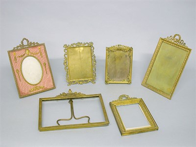 Lot 373 - Group of Six Gilt-Metal Frames