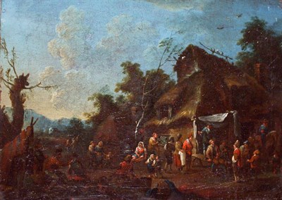 Lot 26 - Follower of Cornelis Droochsloot VILLAGE...