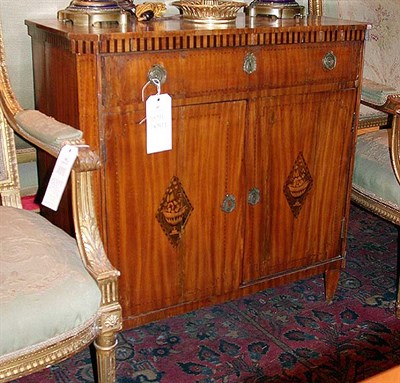 Lot 287 - Dutch Neoclassical Style Inlaid Mahogany Side...
