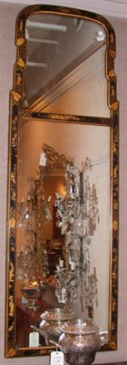 Lot 242 - Pair of Queen Anne Style Gilt Decorated Black...