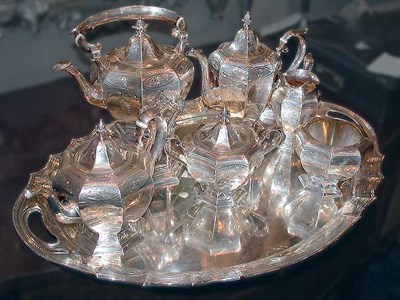 Lot 304 - Gorham Sterling Silver Seven-Piece Tea and...