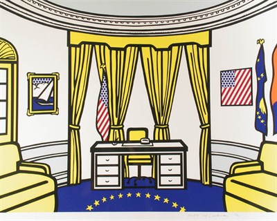 Lot 313 - Roy Lichtenstein THE OVAL OFFICE (C. 277)...