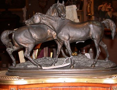 Lot 331 - Bronze Sculpture After a model by P.J. Mene...