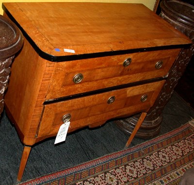 Lot 359 - Continental Neoclassical Birch, Walnut and...