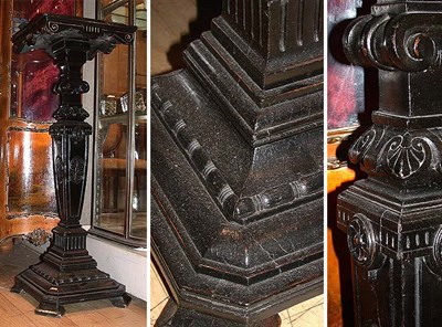 Lot 457 - Two Similar Renaissance Revival Ebonized...