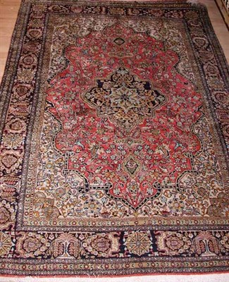 Lot 732 - Qum Silk Rug Central Iran, Contemporary The...