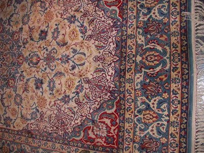 Lot 740 - Pair of Isfahan Rugs Central Iran, post World...