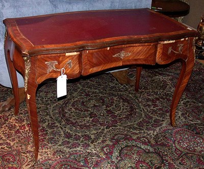 Lot 324 - Louis XV Style Bronze Mounted Mahogany Bureau...