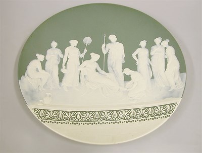 Lot 149 - Mettlach Pottery Charger Decorated with...