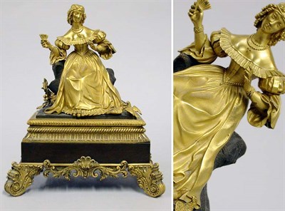 Lot 188 - Victorian Gilt-Bronze Figure Depicting an...