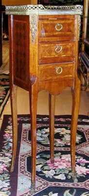 Lot 380 - Louis XV Style Gilt-Metal Mounted Marble Top...